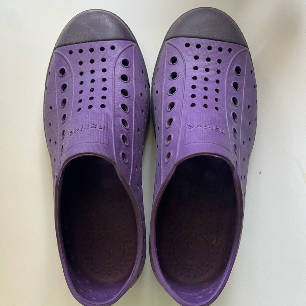 Native Kids Water Shoes - Jefferson - Purple - Junior 1